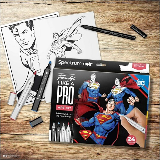 Hobbysett Creativ Company DIY Kit Illustrasjon Superman