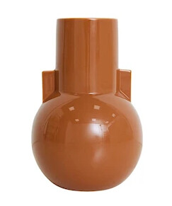 Vase S Ø 17,5 x 26 cm Stengods Caramel