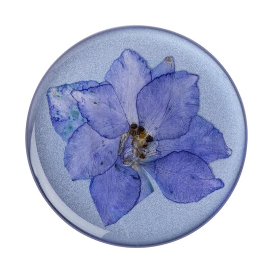 Popsockets Pressed Flower Larkspur Avtagbart Grip Med Stativfunksjon Premium