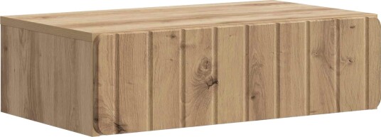 vidaXL Vegghengt Sidebord Artisan eik 59 x 34,5 x 17 cm Konstruert tre