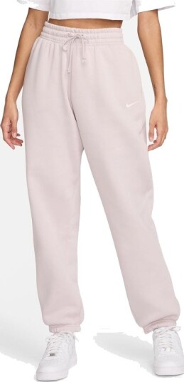 Nike Joggebukse Phoenix Fleece Oversized   Rosa/seil Kvinner størrelse XX Large