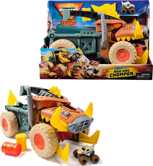 Monster Jam Monster Jam Mini Mad Hog Sweeper Playset - Multi/patterned - ONE SIZE