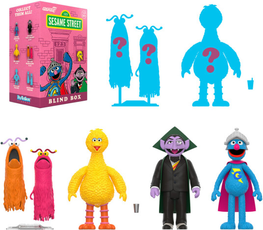 Sesame Street ReAction Blind Box Wv2 12pc Flat