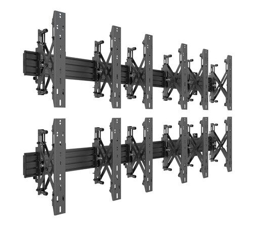 Multibrackets PRO Series M Wallmount Pro MBW3x2U Push In Pop Out Multibrackets PRO Series M Wallmount Pro MBW3x2U Push In Pop Out