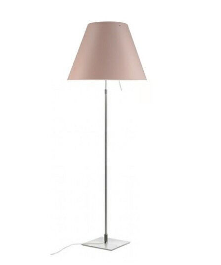 Luceplan - Costanza Gulvlampe Alu/Soft Skin