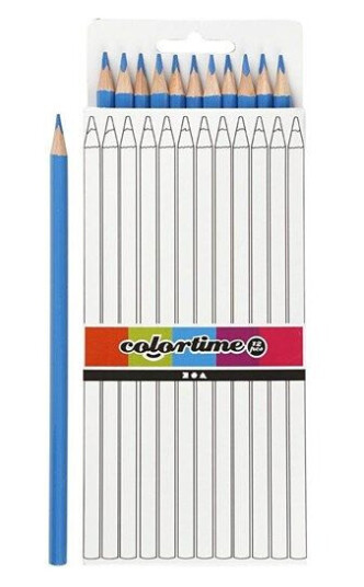 Creativ Company Triangular colored pencils Light blue 12pcs. Creativ Company Triangular colored pencils Light blue 12pcs.