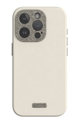 Moshi Napa Magsafe - Iphone 15 Pro Lærveske (Eggnog White) Moshi Napa Magsafe - Iphone 15 Pro Lærveske (Eggnog White)