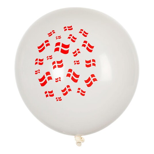 Hisab/Joker Company AB Ballonger Danske Flagg - 8-pakning