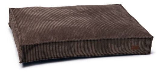 Designed by Lotte Hundepute ribbet 100x70x15 cm brun