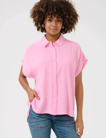 Culture Cumyra Elina Ss Shirt   Pink   XL