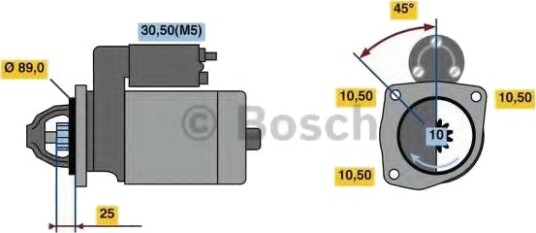 BOSCH 0 986 022 990 Starter