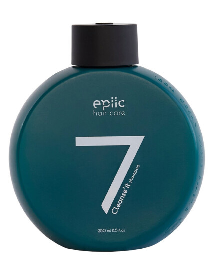 Epiic nr. 7 Rensende Sjampo 250 ml for Alle Hårtyper med Vegan Egenskaper