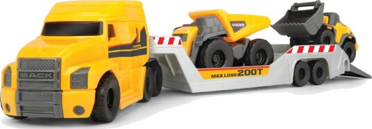 Dickie Volvo Micro Transporter with Work Vehicles Dickie Volvo Micro Transporter with Work Vehicles
