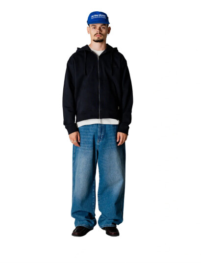 Woodbird Wbfuji Base Zip Hoodie   Black   M