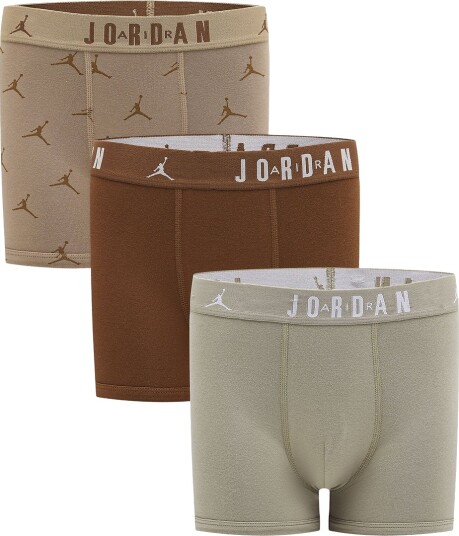 Jordan Boxershorts 3 pack Hamp Jordan 13 15 år 158 170 Boxershorts Beige Brun Grønn
