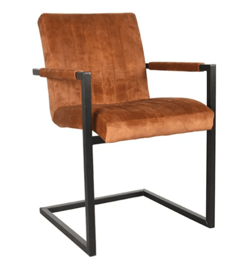 Trend Collection Milo Spisestol Ocher Velour