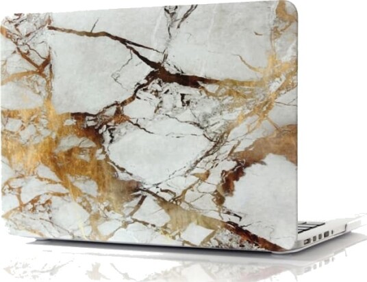Hardplastdeksel for MacBook Pro 15,4" A1707/A1990 Marble (gull)
