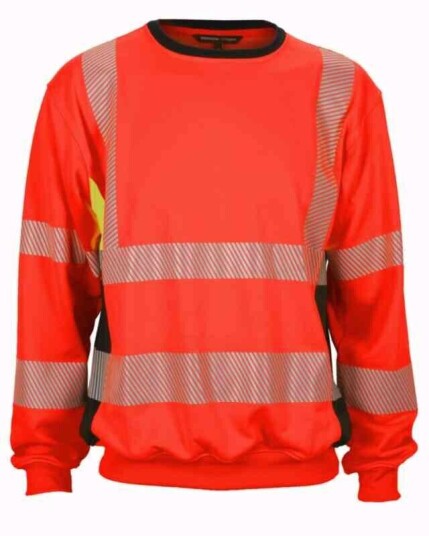 BS Gjøvik Collegegenser, HiVis kl.3 Unisex, Str. 4XL, Rød/Sort BS Gjøvik Collegegenser, HiVis kl.3 Unisex, Str. 4XL, Rød/Sort