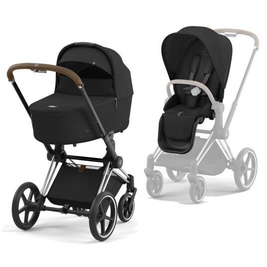 Komplett barnevogn Cybex Priam Chrome Brown/Sepia Black 2024