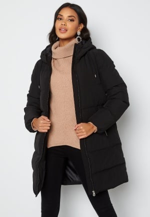 ONLY Dolly Long Puffer Coat Black M ONLY Dolly Long Puffer Coat Black M
