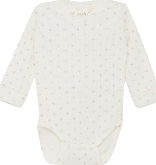 Blå Body Ls Rib Cream 62
