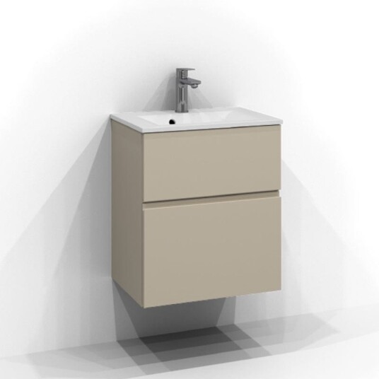Svedbergs Poem Profil Servantskap Slim D35 med 2 Skuffer Sand / 50cm SV-3355622 Svedbergs Poem Profil Servantskap Slim D35 med 2 Skuffer Sand / 50cm SV-3355622