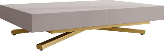 Avendi sofabord 120 cm - Gull, beige