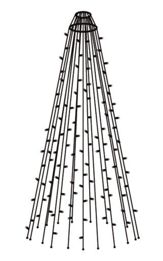 Sirius Tech-Line flaggstangslyslenke | 900 varmhvite lys | 7,5m. Sirius Tech-Line flaggstangslyslenke | 900 varmhvite lys | 7,5m.