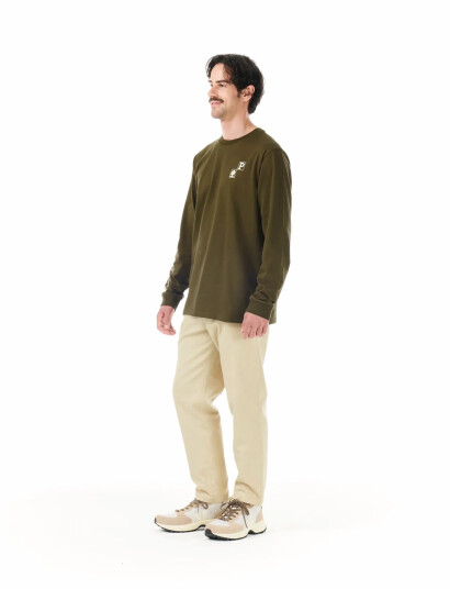 PICTURE ORGANIC CLOTHING Pembroke Ls Tee Khaki green L