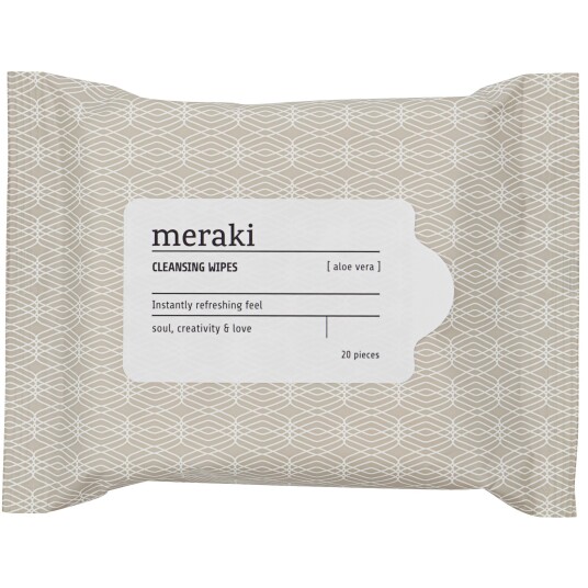 Meraki Aloe Vera Cleansing Wipes Aloe Vera 20 stk