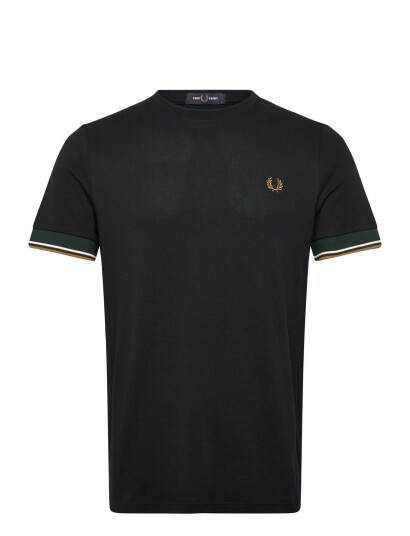 Fred Perry Twin Tipped  Cuff T Shirt Black M