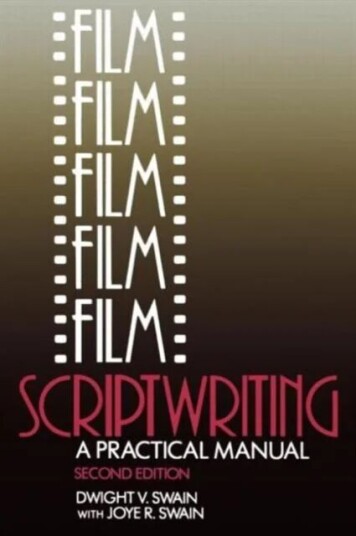 Film Scriptwriting Av Dwight V Swain, Joye R Swain