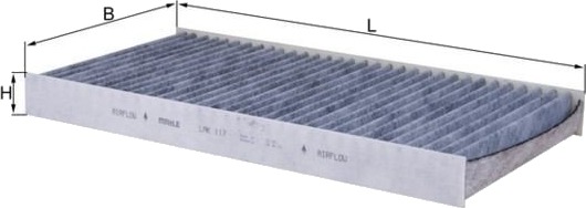 Kupefilter MAHLE LAK 117