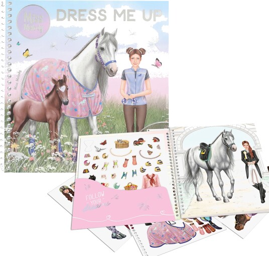 Miss Melody Dress Me Up Klistremerkebok Miss Melody Dress Me Up Klistremerkebok