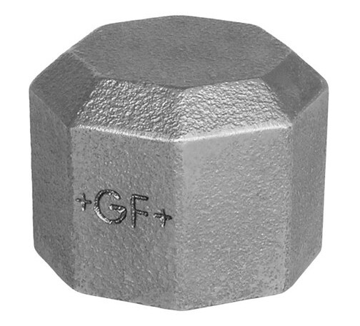 GF Hexagonal sluttmuffe 1 1/4" Sort for varmeinstallasjoner GF Hexagonal sluttmuffe 1 1/4" Sort for varmeinstallasjoner