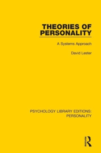 Theories Of Personality Av David (Richard Stockton College Of New Jersey Pomona Usa) Lester