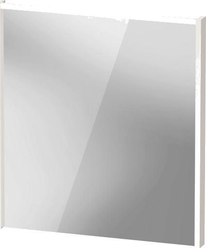 Duravit D Code speil med lys øverst 650 x 700 mm hvit høyglans
