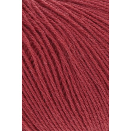 Lang Garn Merino 400 Lace Garn 61 Rød Melange