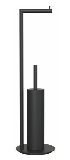 Frost Nova2 Toalettpapir holder m/Toalettbørste, Sort Frost Nova2 Toalettpapir holder m/Toalettbørste, Sort