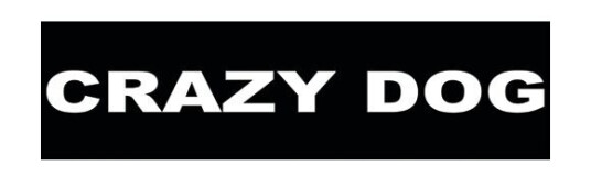 Julius-K9 Crazy Dog Kardborremerke Small 110x30mm til Hund Julius-K9 Crazy Dog Kardborremerke Small 110x30mm til Hund