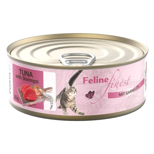 Porta 21 Feline Finest 6 X 85 G Tunfisk Med Reker