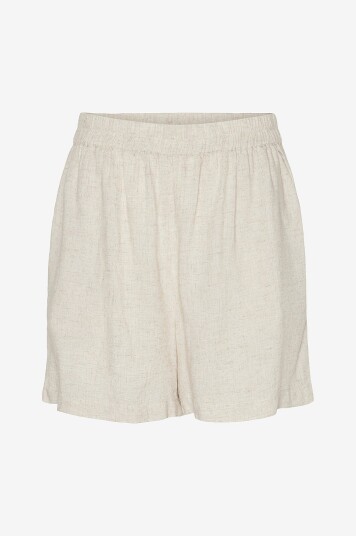Pieces Shorts pcPia MW Shorts Wvn Beige