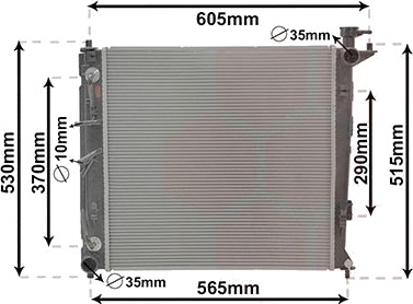 VAN WEZEL 83012711 Radiator motorkjøling