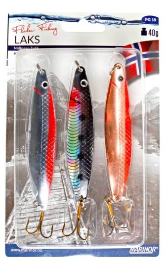 Sluksett - Nidingen Laks - 3-Pk