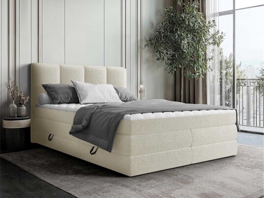 Pinta Oppbevaringsseng 140x200 cm Beige