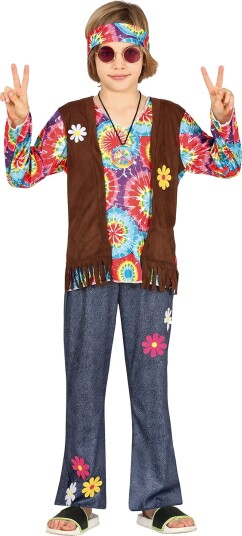 Fiestas Guirca Hippie Barn Kostyme Large 77750
