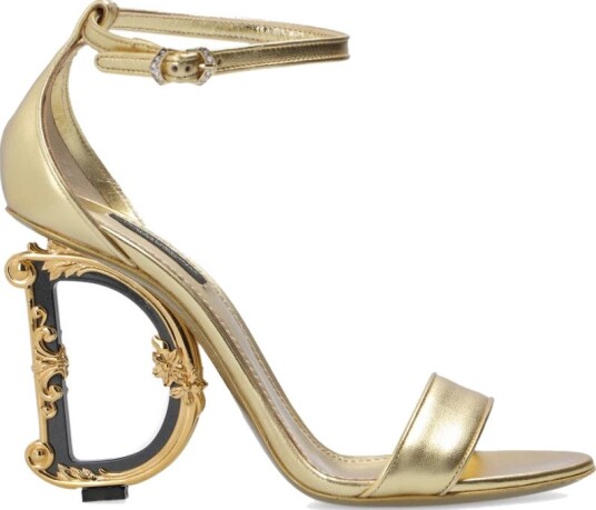 Dolce & Gabbana, Dame, Sko, Gul, 40 EU,