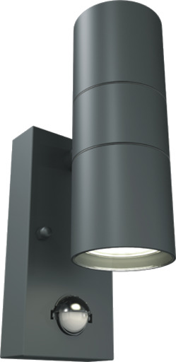4lite Marinus Sleek utelys vegg med sensor antrasitt