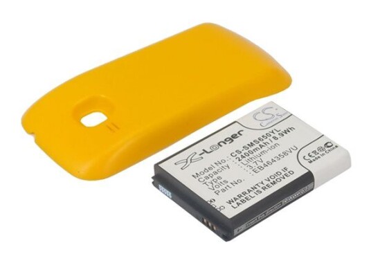 Samsung GT-S6500D batteri (2400 mAh 3.7 V, Gul)