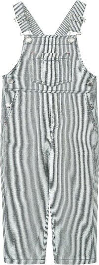 Liewood Delani Stripe Denim Dungarees White 110